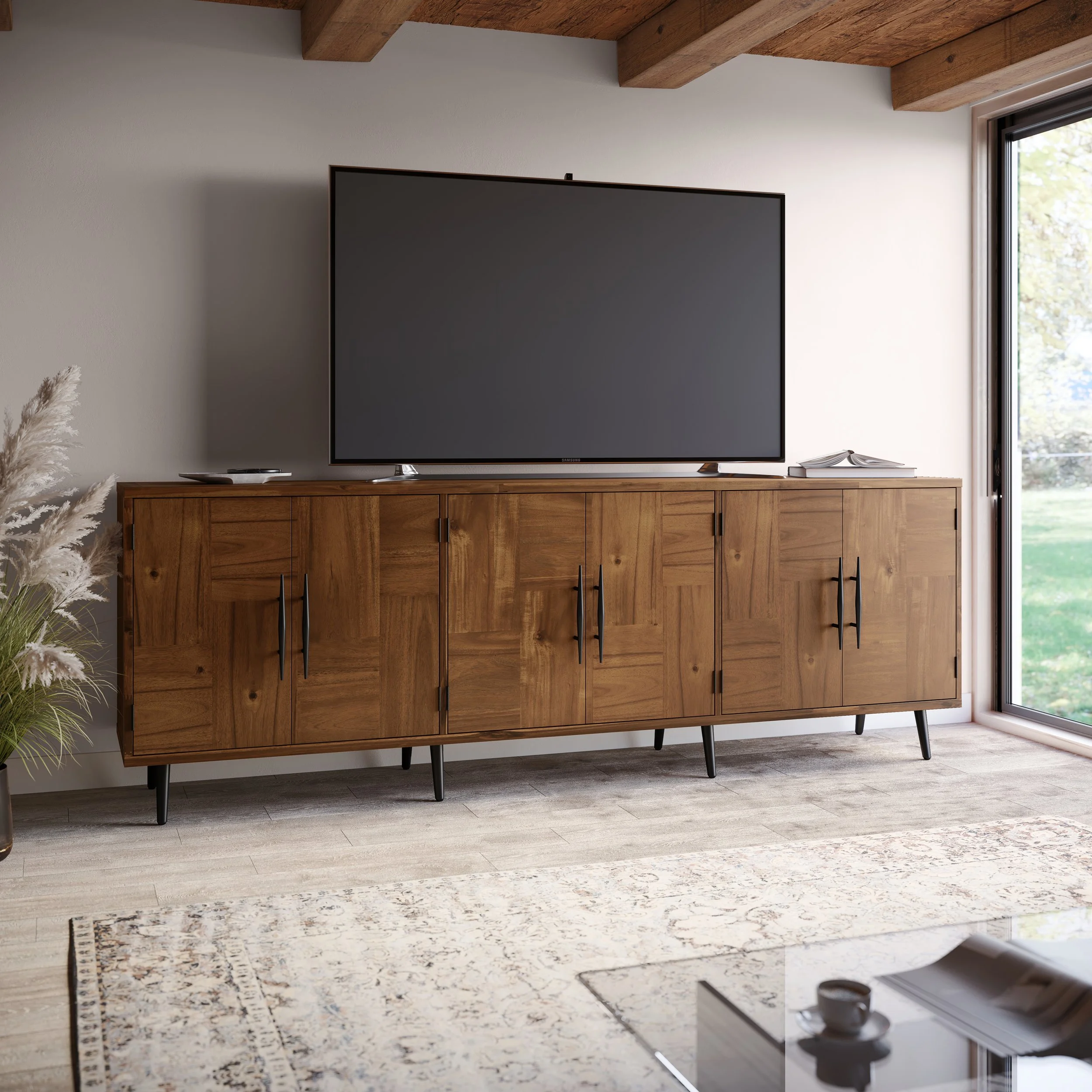 Jofran | Colhane Parquet 6 Door Accent Cabinet